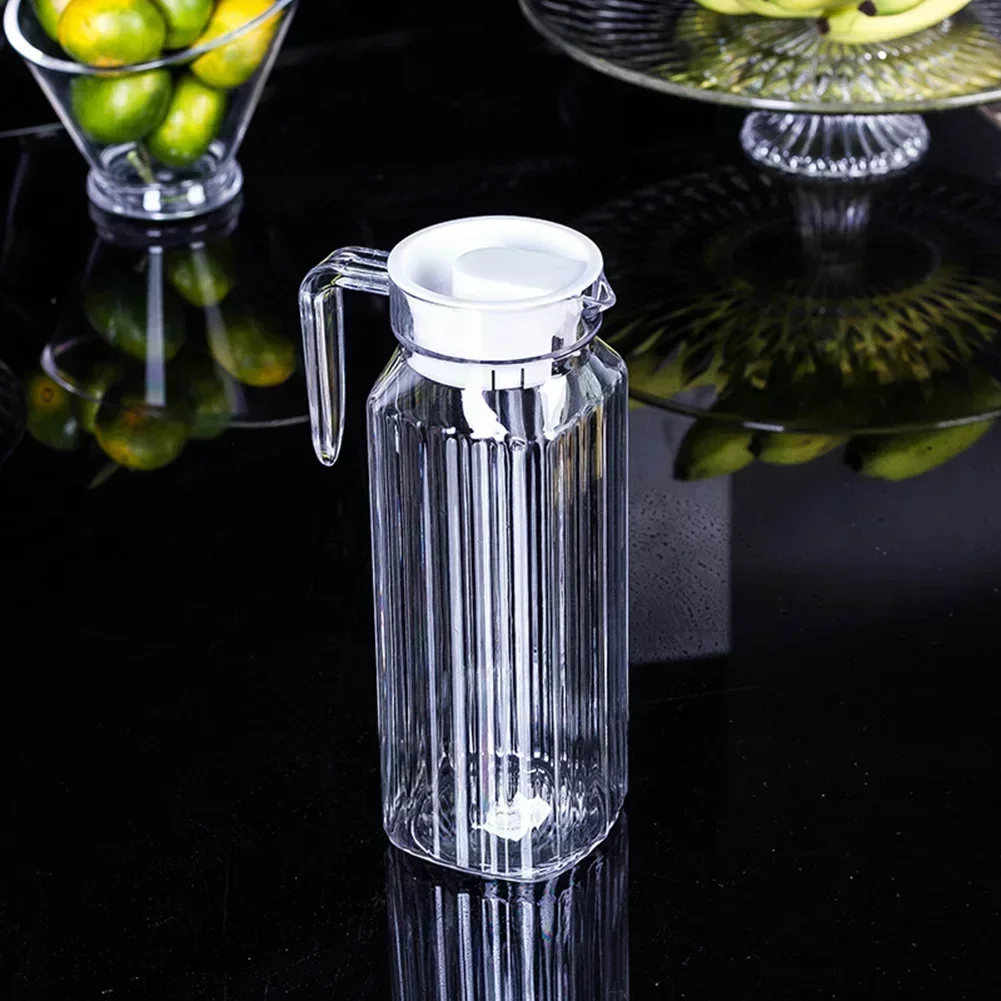1.1L Water Juice Jug Pitcher Water Bottle Juice Bottle Bar Food Grade Plastic Ice Tea Pot