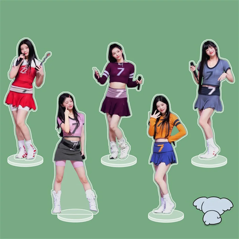 

Kpop ILLIT Standing Board 15CM Double Sides Printing Transparent Acrylic Desktop Decoration Wonhee Minju Fans Collection Gift