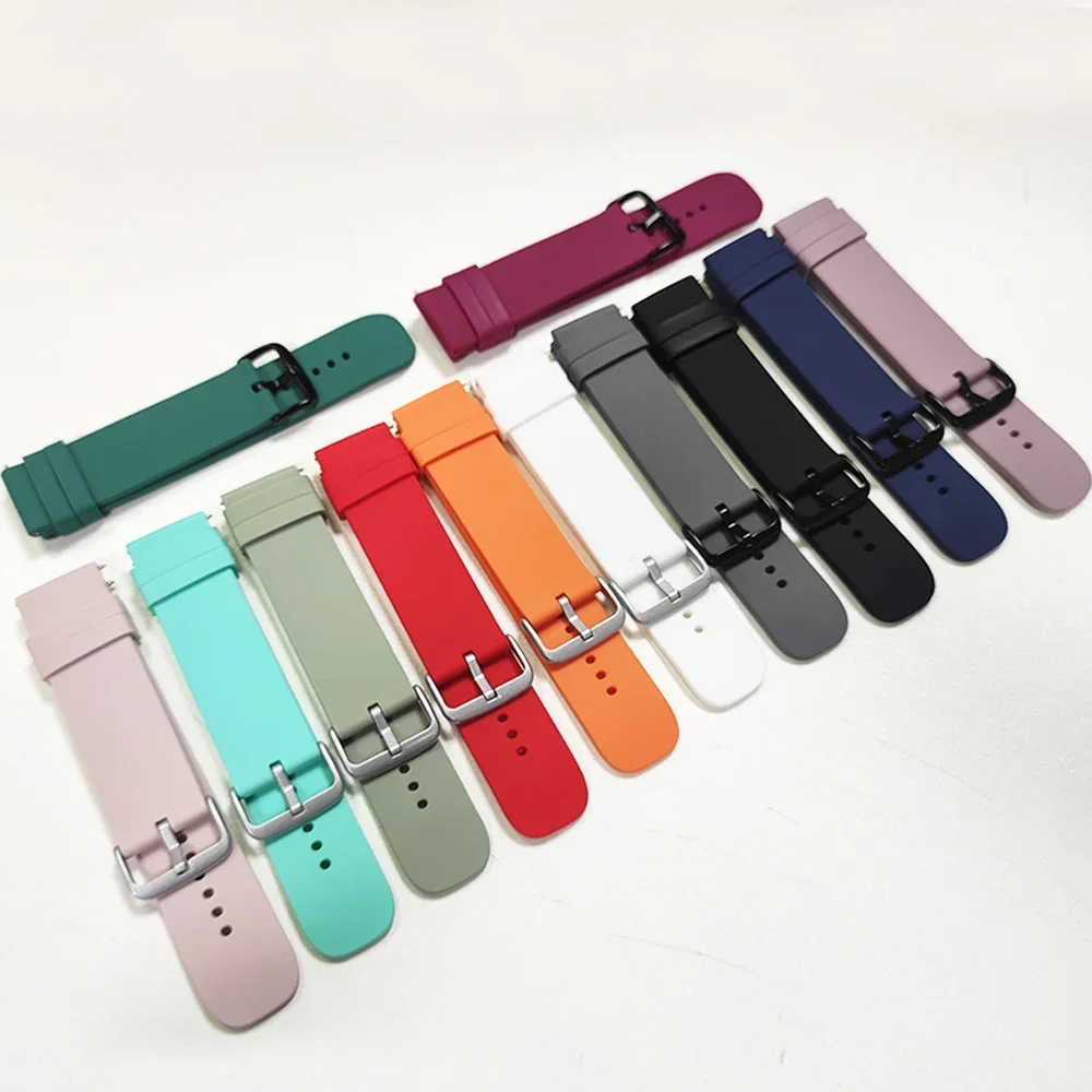 Premium Silicone Strap – Universal 22mm Wristband Replacement