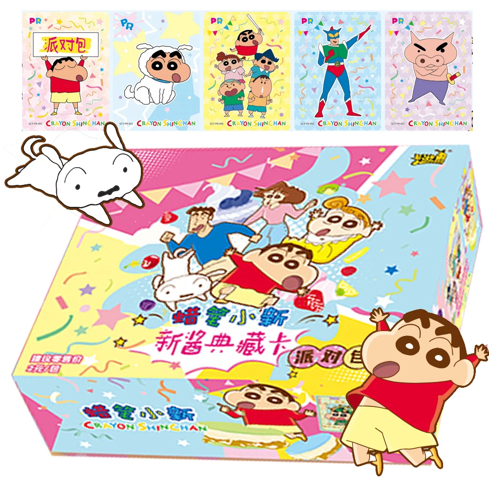

Crayon Shin-chan карты для детей, аниме, коллекция милых мультяшных игр, Новый соус, ограниченный выпуск, карты, подарки на день рождения