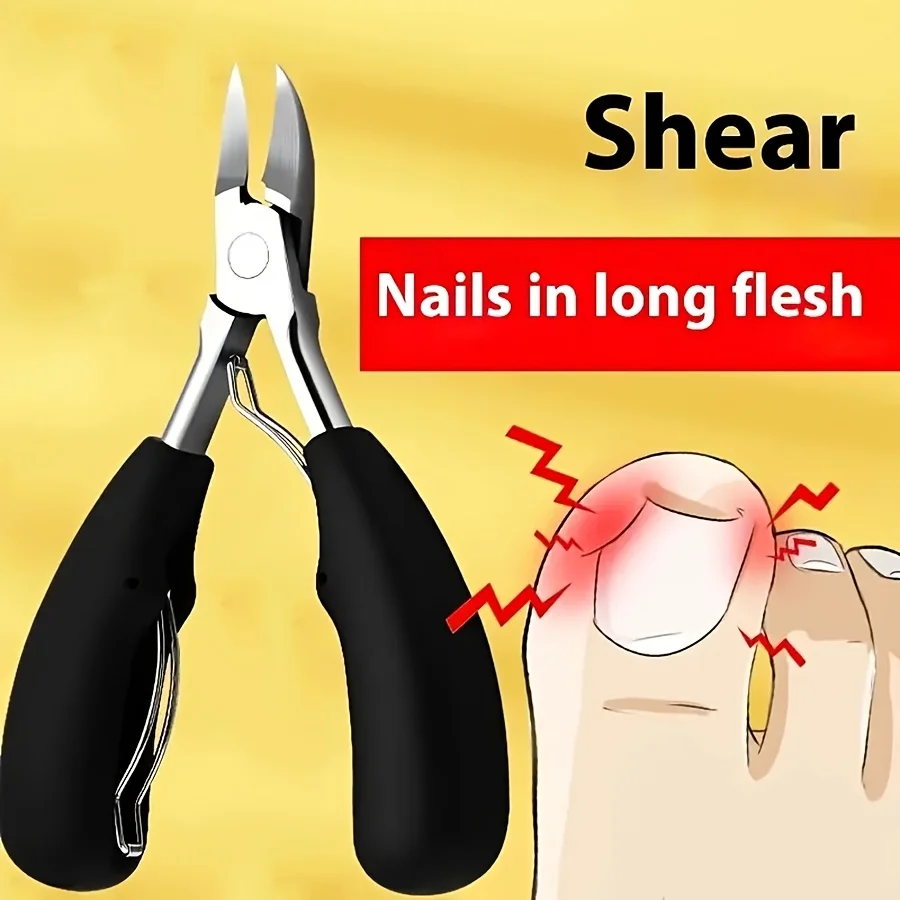 Nail clipper set manicure nail clipper set nail clippers kit nail clipper nail clippers toe nail clipper 4pcs professional toenail clipper set stainless steel wide jaw splash-proof easy to clean for thick nails men