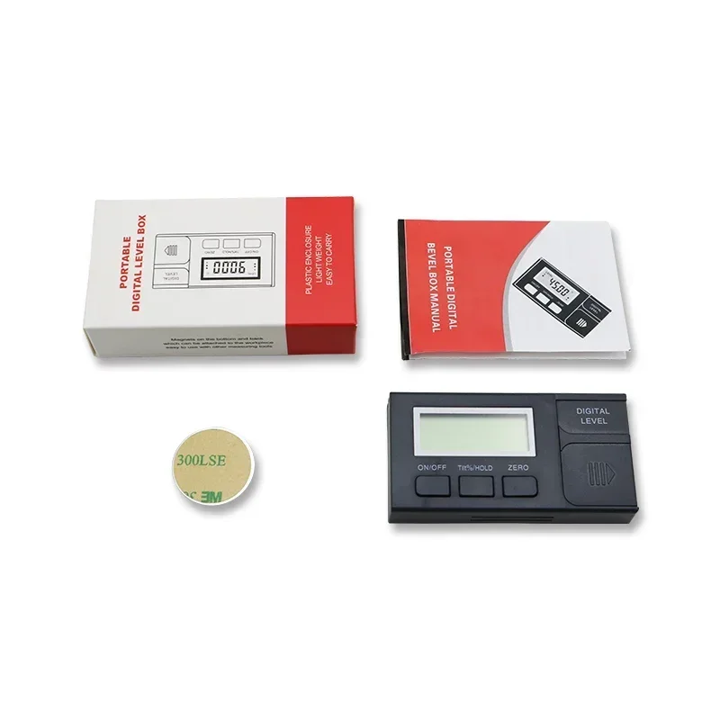 Shahe Digital Angle Gauge 360 Degree Mini Digital Protractor Inclinometer Electronic Level Box Plastic Protractor Measuring Tool 5