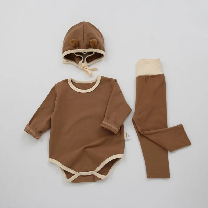 Newborn Sailor Romper Girls Boy Costume Anchor 3Pcs Newborn Baby Boy Girl Clothes Set Long Sleeve Baby Bodysuit+Pant +hat Infant baby clothes cotton thermal underwear Bodysuit Baby Bodysuits expensive