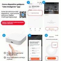 Tuya Smart Life APP Zigbee 3.0 Gateway Hub Smart Home Automation Device Remote Control Wireless Bridge Works with Alexa Google - Image 6