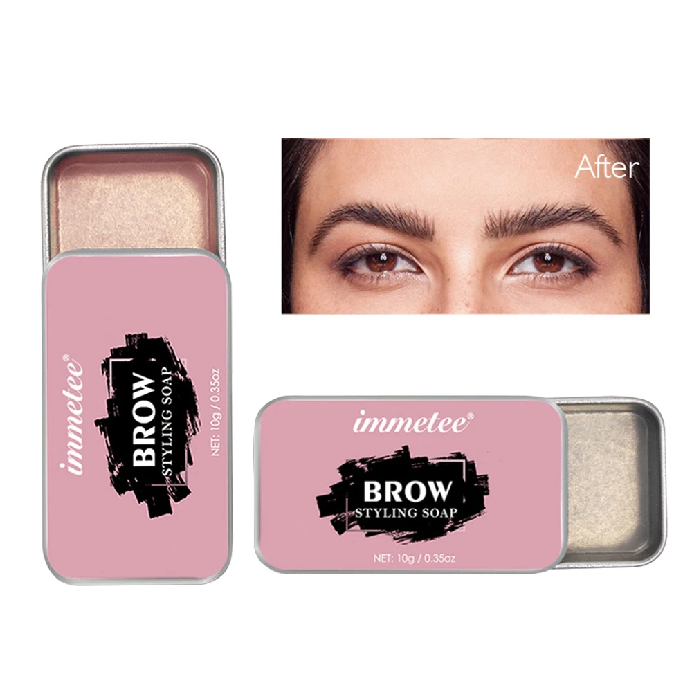 Eyebrow Soap Brow Wax Waterproof Soap Long Lasting Hold Long Lasting Eyebrow Clear Brow Gel for Makeup Brows Kit eyebrow soap gel