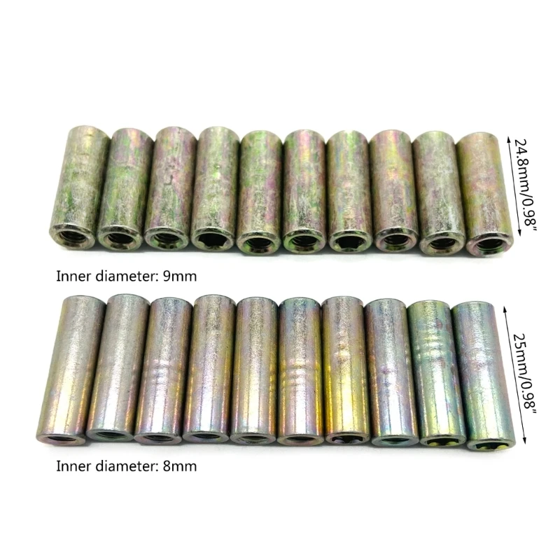 20Pcs/pack Metric Thread Bass Guitar Rod Nut Guitar Rod Buckle Adjust Connector 24BD