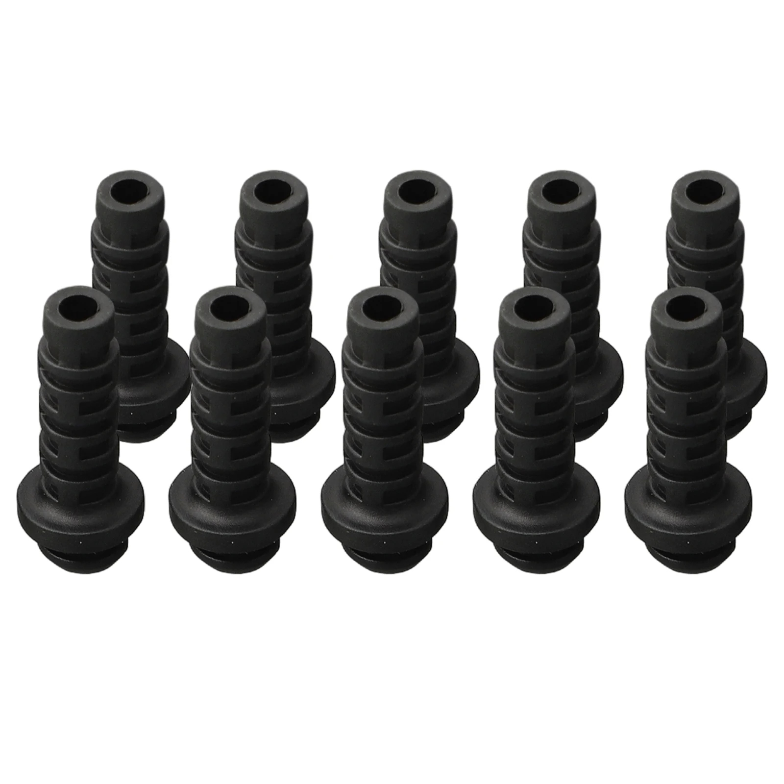 3/4/5mm Cable Gland Connector Rubber Strain Relief Cord Boot Wire Sleeve Polyamide PA6 V-2 Wire Cable Sleeves 10pcs cable gland,strain relief bushing