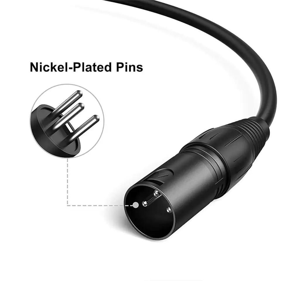 thumbnail image 2 of Female Xlr Splitter Cable XLR Y Splitter Cable - 2 Male To 1 Female Balanced Audio Cable For Mixers & Speakers XLR Y Cable 2 Male To 1 Female Balanced Audio Combiner 2 of 13