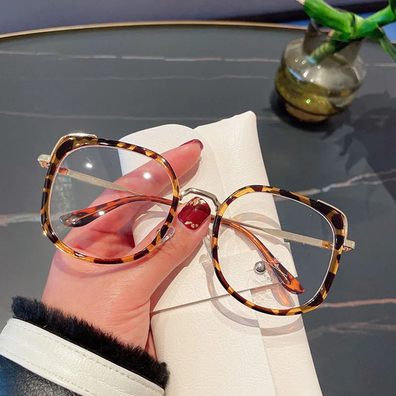 RBROVO 2022 Square Oversized Bluelight Glasses Women High Quality