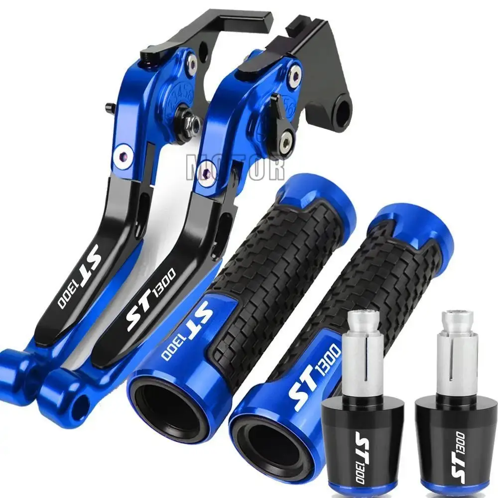 

Motorcycle CNC Adjustable Brake Clutch Levers Handbrake Handlebar Ends Grips For Honda ST1300 ST 1300 2008 2009 2010 2011 2012