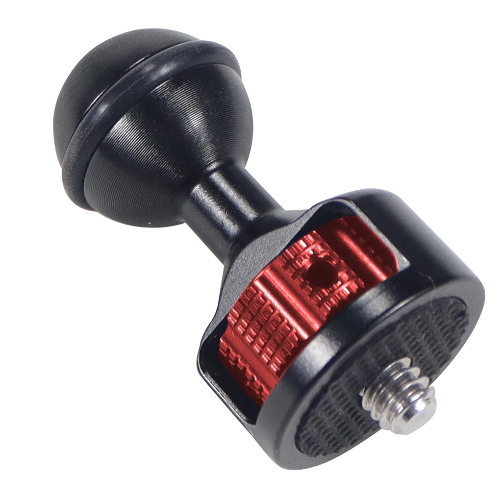 Magic Arm 360 Rotation Double Ball Head with Arri Pin 1/4 3/8 Screw Adapter for