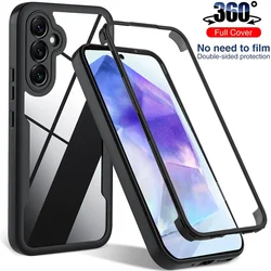 Durable 360 Full Cover Protection Case with Enhanced Grip - Samsung A72 (Black)