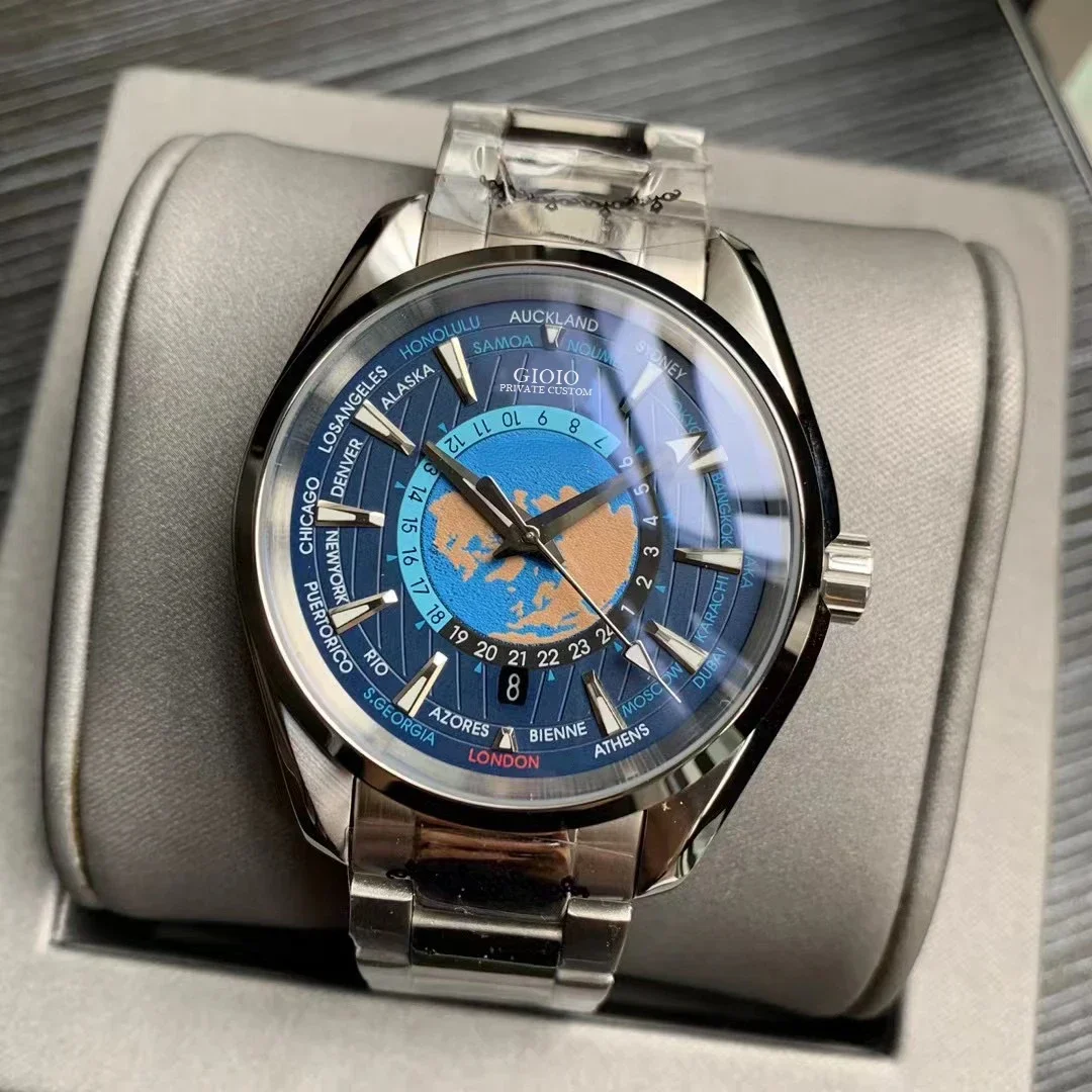 

Luxury New Mens Watch Automatic Mechanical Blue Black Green Sport Watches
