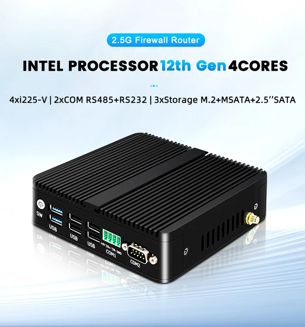 Intel N100 Mini PC 12th Alder Lake 8GB DDR5 256GB/1TB SSD 5G WiFi Windows  11 Pro Gamer Computer Dual LAN Soft Router PFsense - AliExpress