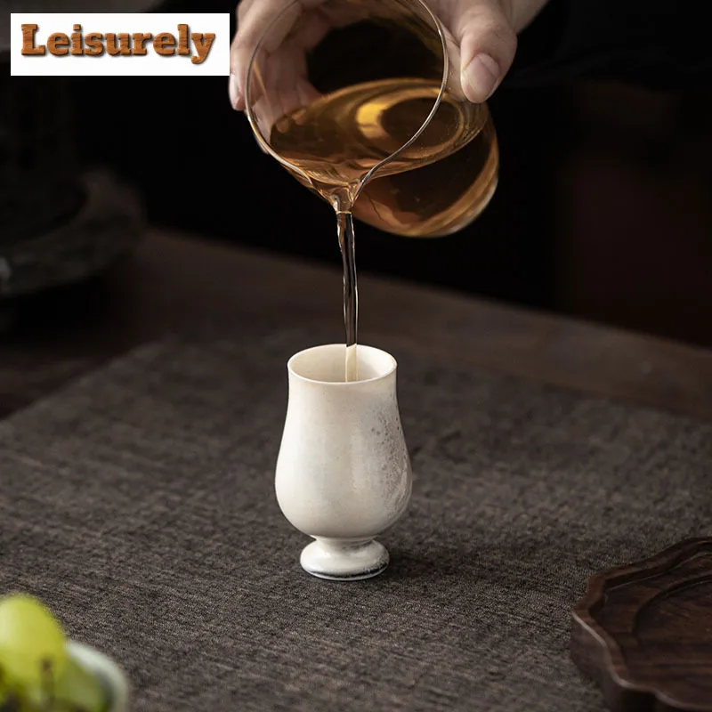 30ml Ink Painting Teacup Traditional Tea Bowl Tea Cup Set Tea-tasting Meditation Cup Jianzhan Master Cups Teaset Accessories