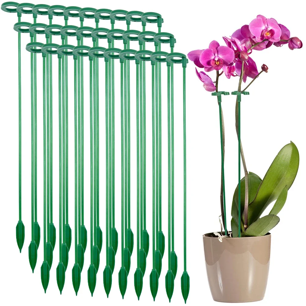 5/10PCS Anlage Unterstützt Stehen Schmetterlinge Orchidee Blume Topf Befestigungs Stangen Wiederverwendbare Gemüse Schutz Befestigungs Werkzeug Gartenarbeit Su