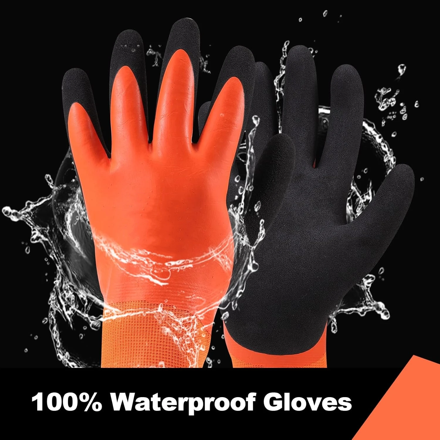 100% Waterproof Winter Work Gloves Men Women Outdoor Cold
