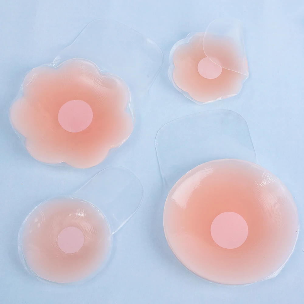 Women Lift Up Invisible Reusable Self Adhesive Silicone Breast Lift Tape Nipple Cover Chest Paste Push Up Party Dress Bras Silicone Breast Patch Silicone Nipple Cover Invisible Stick On Bra Sticky Bra Breast Nipple Covers Silicone Adhesive Bra Breast Sticker