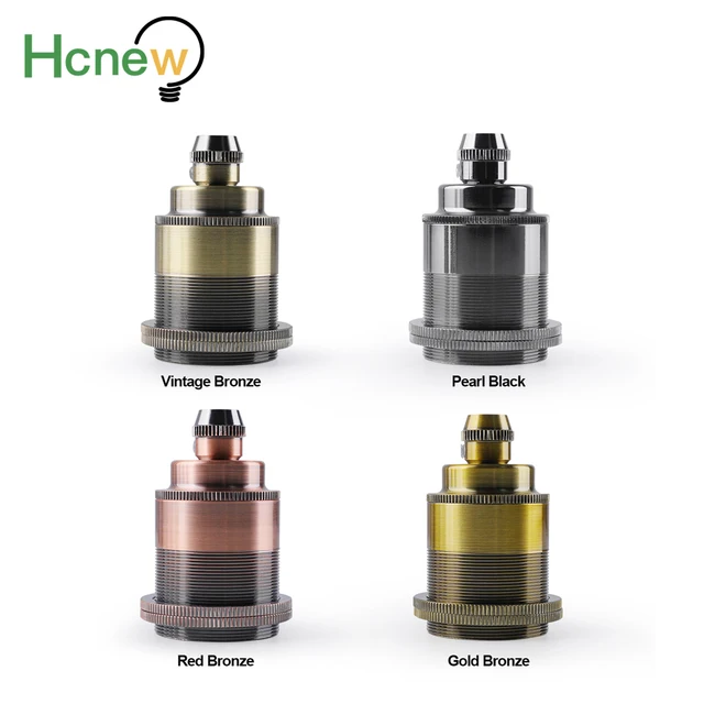 Portalampada A Sospensione E27 In Metallo - Cavo 100cm Per Illuminazione Casa E Ufficio - Foto 10