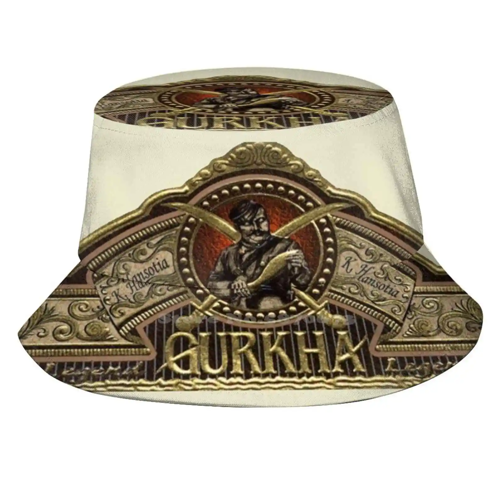 Шляпа для сигар Gurkha шляпа рыбаков золотого цвета Панама кепки Opus X Rocky Patel Красивая