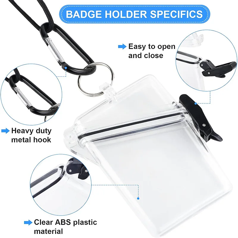 Transparent Storage Box Photocard Holder Rope Waterproof Card Case Outdoor Square Dustproof Box Photo Storage 3 Inch card holder,credit card holder,photo card holder,desk card holder
