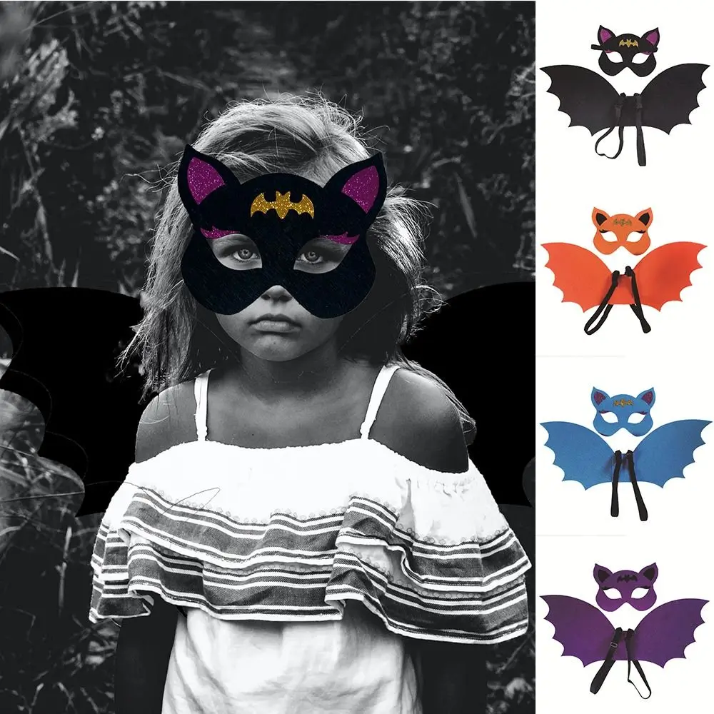 

Dress Up Costumes Bat Wing Mask Set Cute Non-woven Clothing Props Children Cosplay Costume Cosplay Costume Cartoon Design Men