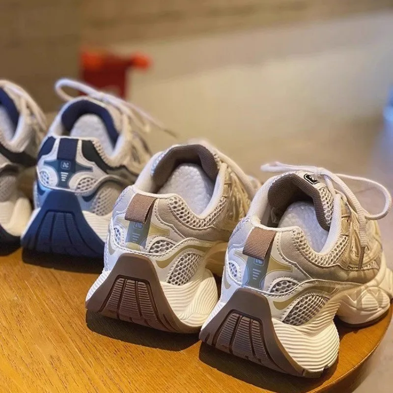 Chunky Sneakers for Women, Thick Bottom, Platform Vulcanize