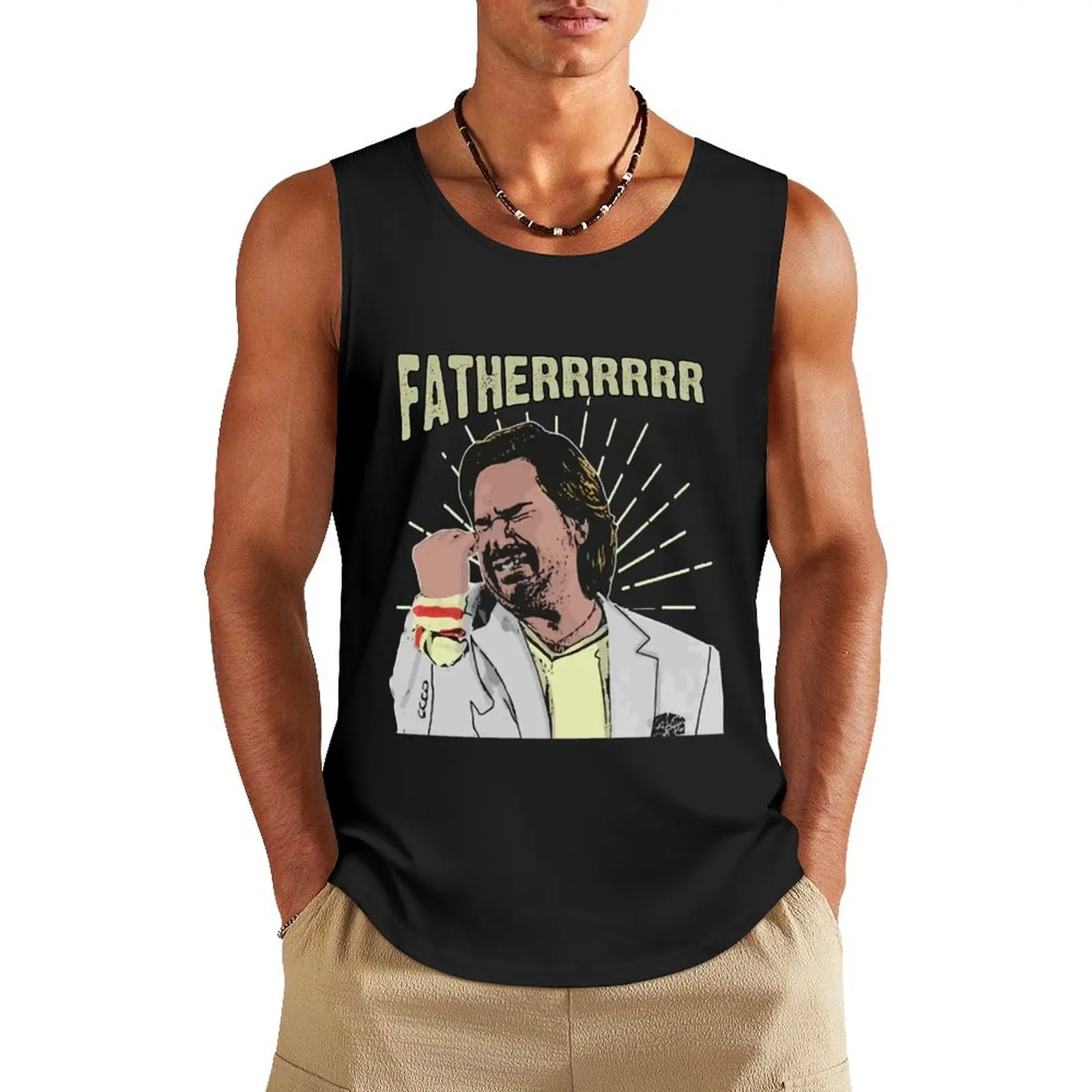 Douglas Reynholm Father The It Crowd Tank Top sleeveless shirt man sleeveless gym shirt man fitness Men's sleeveless gym shirts