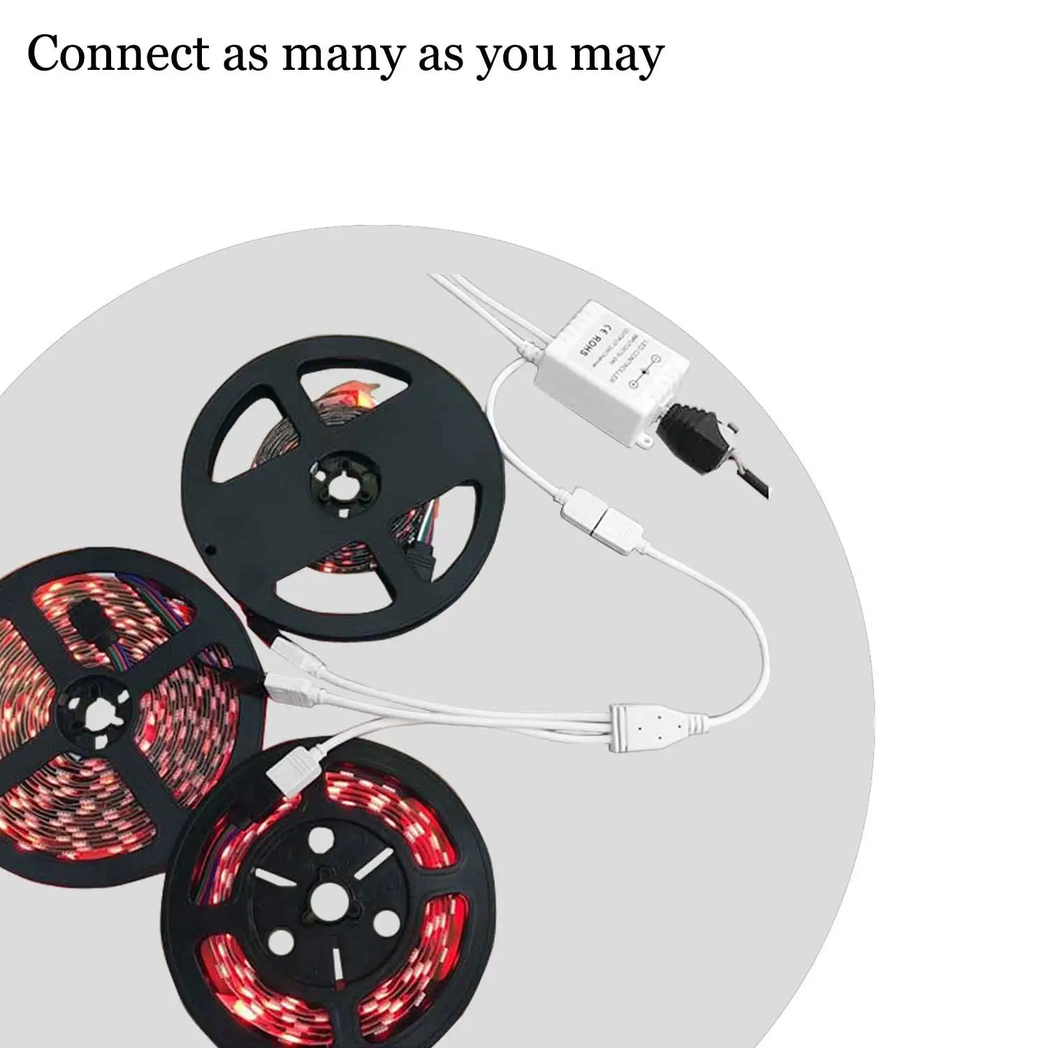 รูปสินค้า สายแยกไฟ LED 12V รองรับ RGB/RGBW หลายทาง