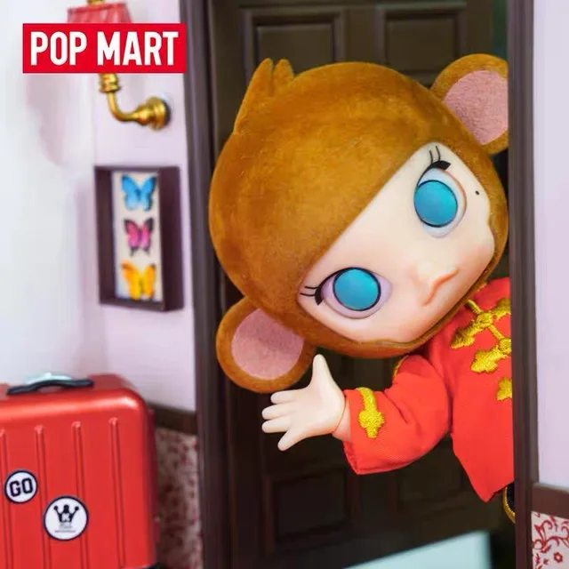 POP MART Monkey MOLLY BJD Doll Movable Joint Body Girl Fashion Toy Figure Dolls Surprise Box Collection Birthday Gift Decoration 4