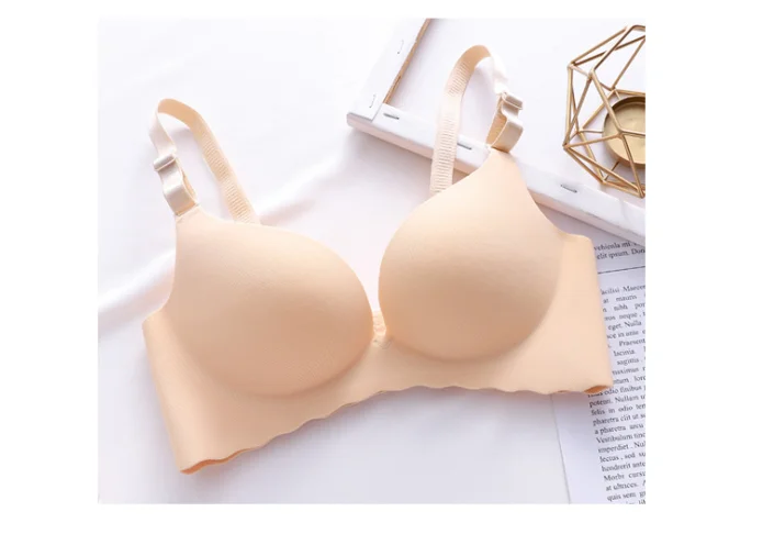 One-Piece Bra Corset Wireless Sexy Underwear Candy Color Gather Push Up  Lingerie Seamless Breathable Bralette Soutien Gorge