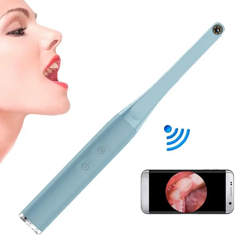 

Oral Camera 1080p HD Visual Dentals Instrument Wifi Dentals Mirror LED Light Care Cleaning Dentals Examination Instrument