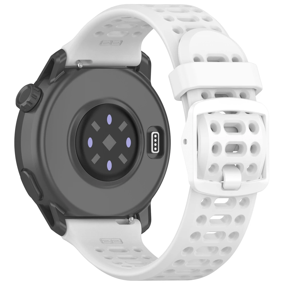 Premium 22mm Silicone Sport Watch Strap - Enhanced Comfort & Durability