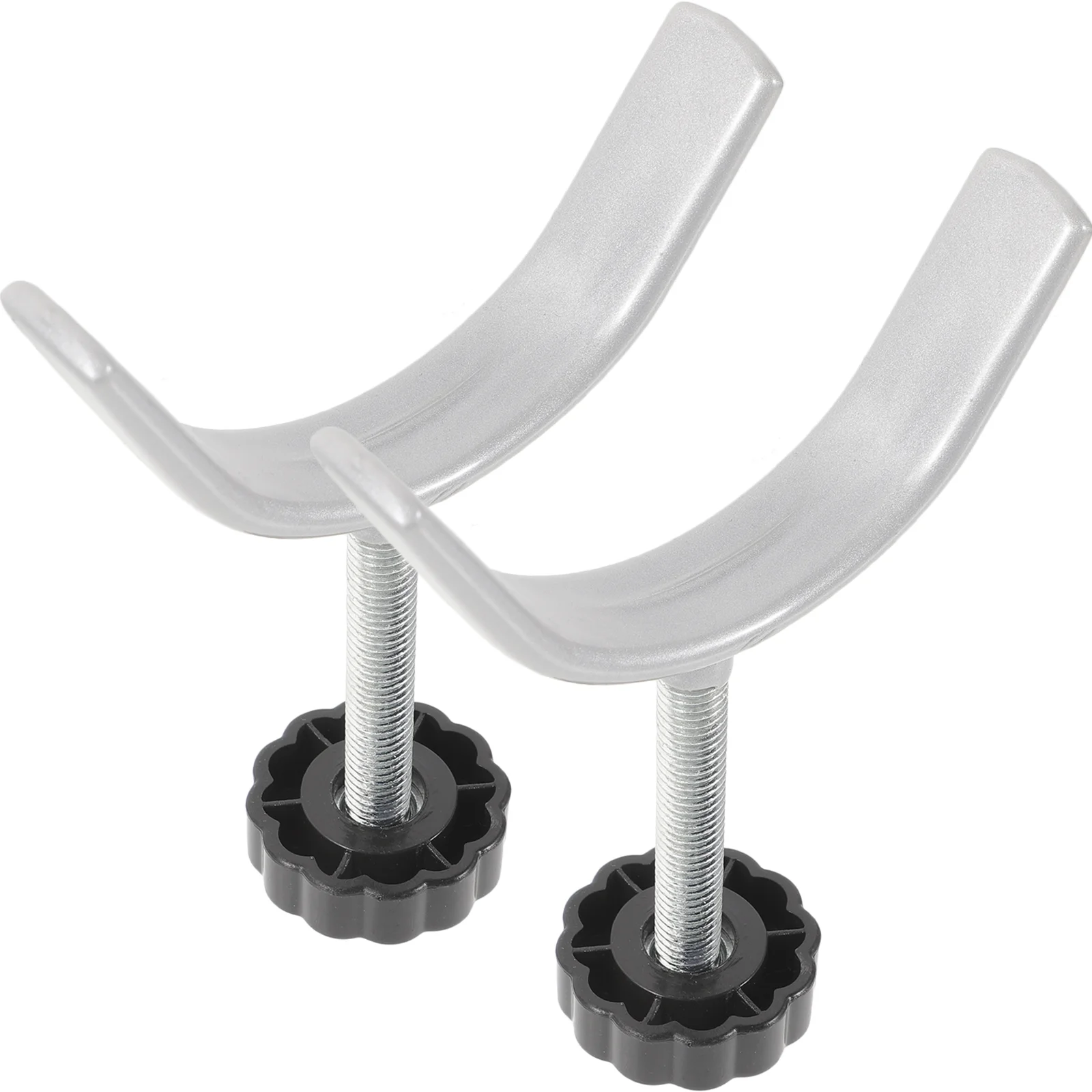 2 Pcs Pet Isolation Fence Crib Screws Kids Gate Bolt Steel Core Threaded Rods Baby Parts Sturdy Steel Easy Install No Drill