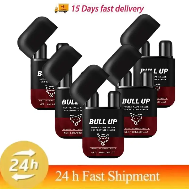Man Prostatitis Nasal Inhaler Urethritis Dysuria Treatment Frequent Urination Urgency Prostatic Swelling Relief 5Pcs nasal inhaler