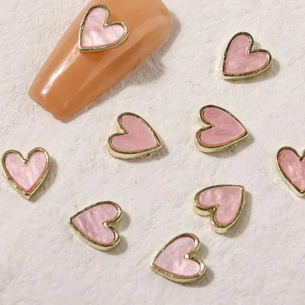 

10Pcs Fingernail Ornaments Delicate Creative Wide Application for Nail Salon Nail Charms Nail Art Decorations