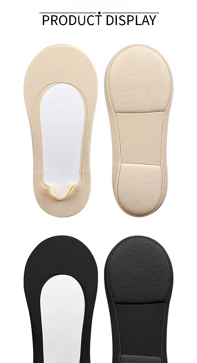 Neue Frauen Boot Socke Plantarfasziitis Schuhe Einlegesohle Socken Einlegesohlen für Füße Stoßdämpfende Schuhsohle Unsichtbare Rutschfeste Schuh Pads – Detail 9