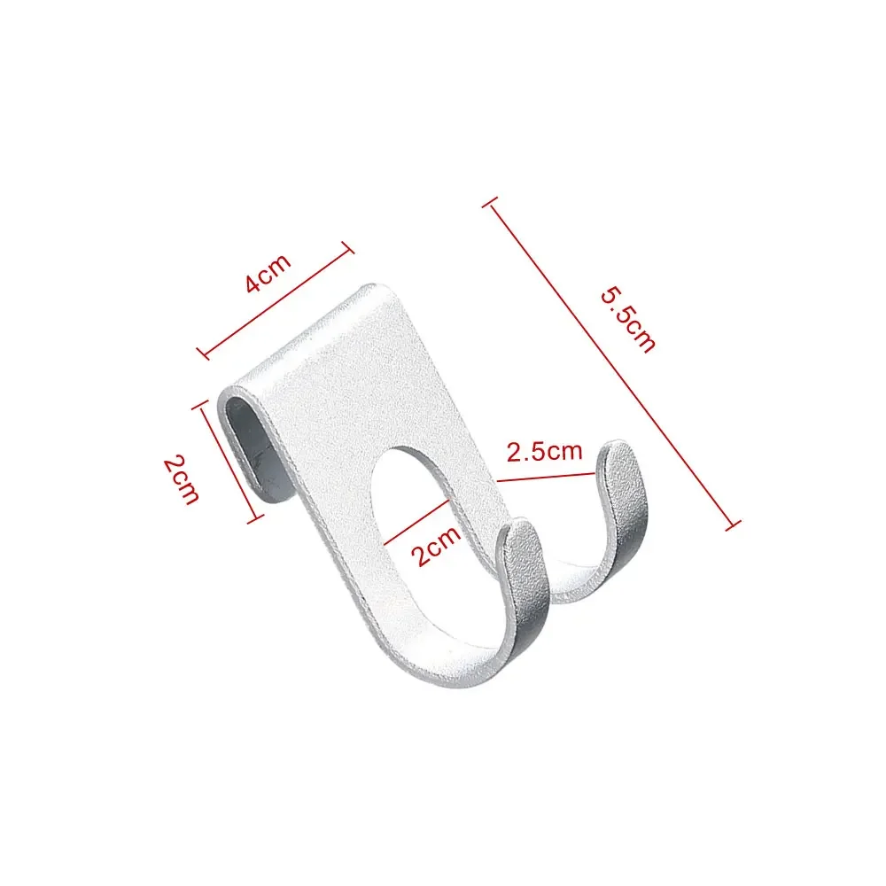 Aluminum Hook 1pc Shower Glass Door Hook Towel Rack Hanger Key Organizer Plug Shaver Holder Rack Hooks Hanging