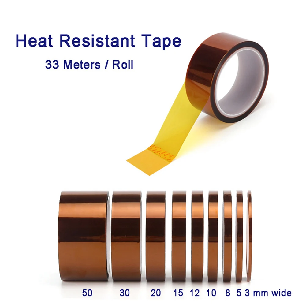 33M 3mm-100mm di larghezza nastro ad alta temperatura nastro isolante  termico nastro adesivo isolante in poliammide resistente al calore 250 ℃ -  AliExpress