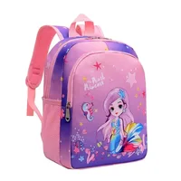 Kids Girls Backpack Cartoon Unicorn Mermaid Print School Bag For Kindergarten Elementary Backpacks For Children Girls 4