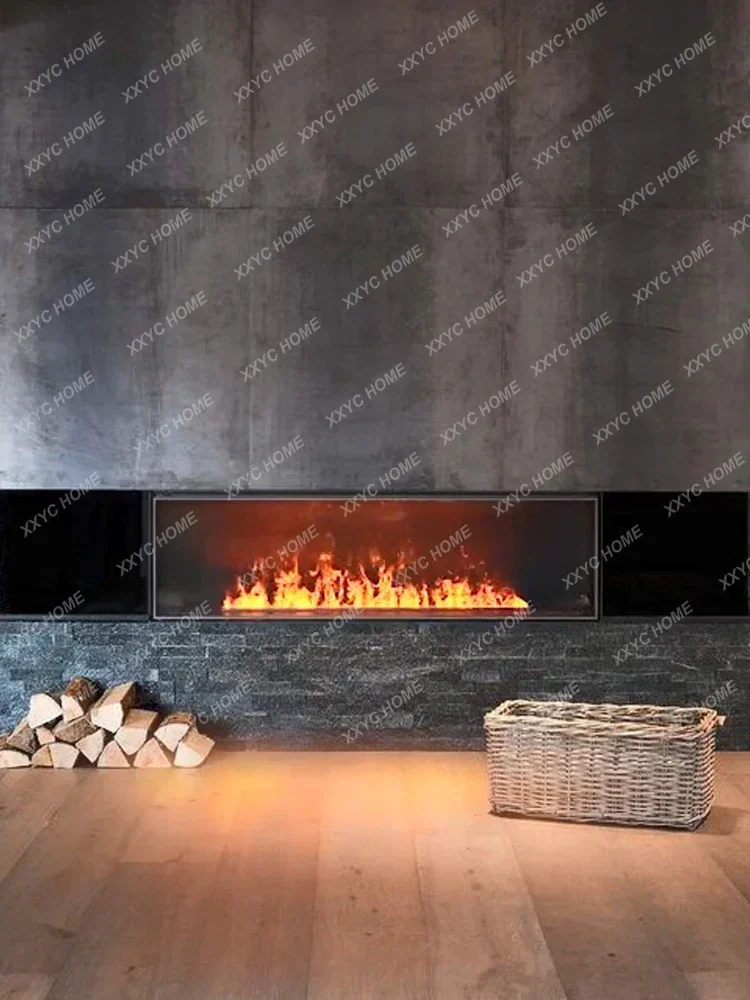 Fireplace Embedded Villa Home Living Room Humidification Decoration Simulation Fake Flame Electric Fireplace Outdoor