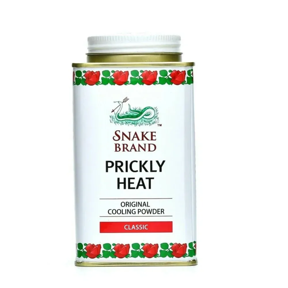 Refreshing Snake Powder Prickly Heat Talcum Relieving Itching Soothing Talcum Powder Underarm Cool skin Cooling Children