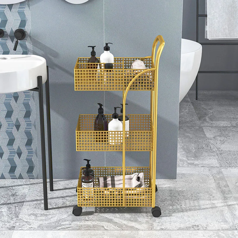Nordic Racking Mobil Nordic-Mobile-Trolley-Storage-Rack-with-Wheel-Storage-Basket-Rack ...