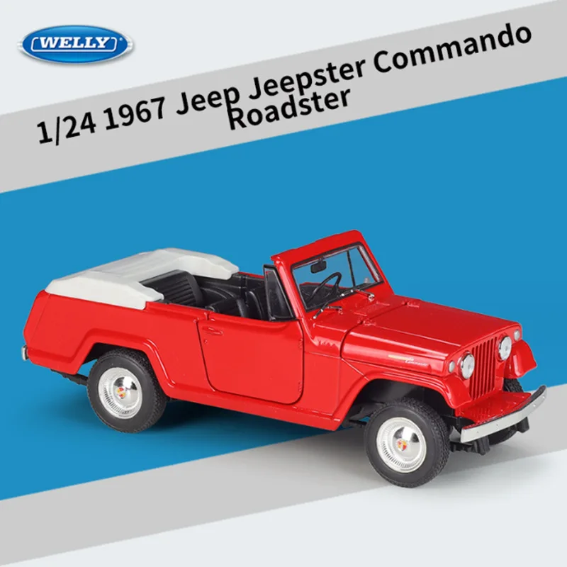 WELLY 1:24 1967 Jeep Jeepster Commando Alloy Station Wagon