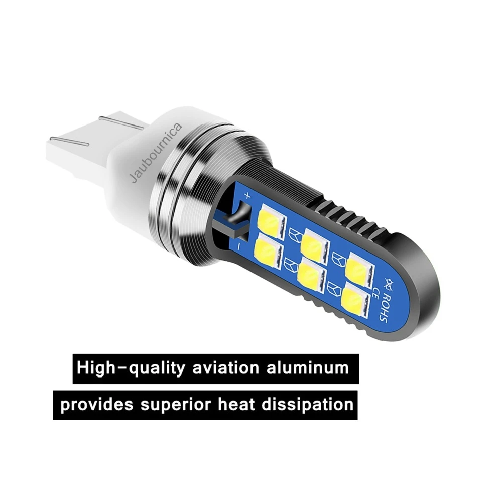 2PCS ο T20 7443 W21/5W 7440 W21W   LED ڵ 극ũ     ڵ    ȣ 12V 24V