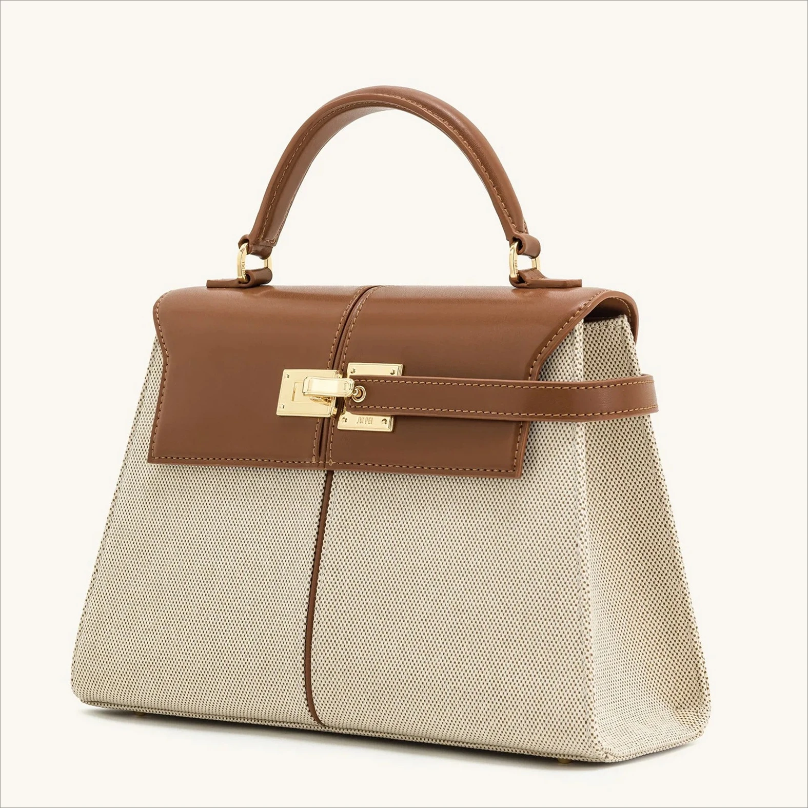 حقيبة JW Pei النسائية الجلدية الجديدة لعام 2025، م...