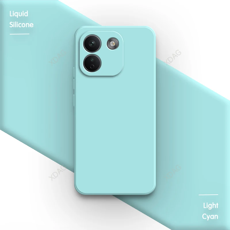 Premium Liquid Silicone Soft Back Phone Case - Simple and Elegant Design