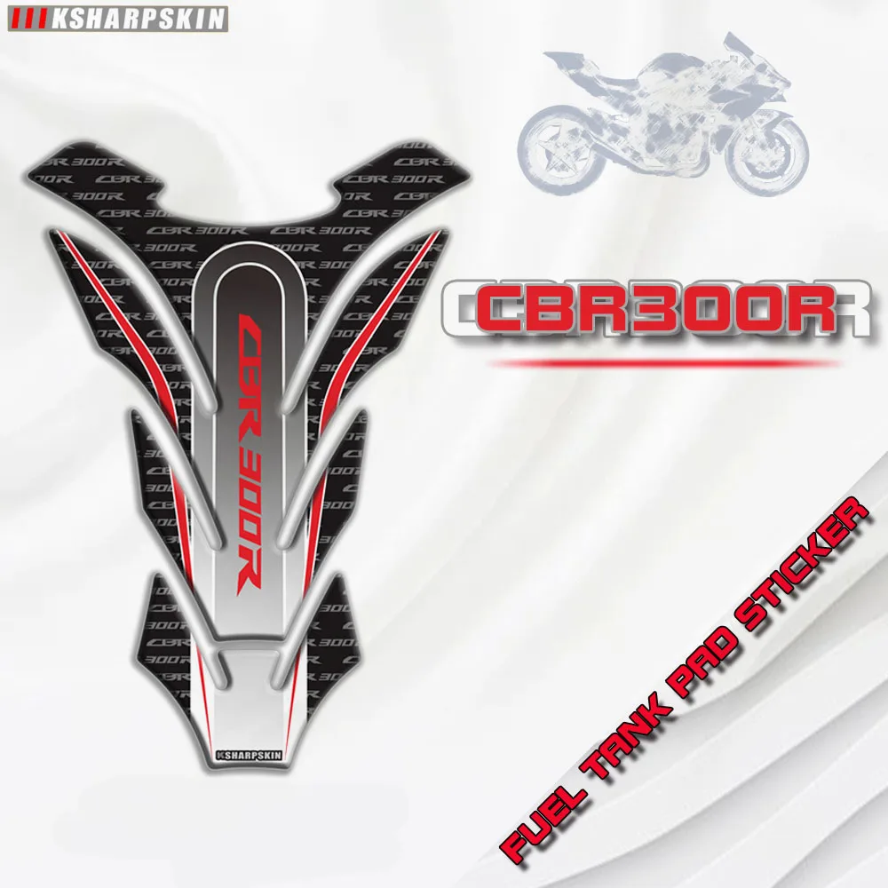 

For HONDA CBR300R cb300 r sign Tank Pad Protector Motorcycle Stickers Fuel 3D Protection Emblem Tank decoration sticker cb 300 r