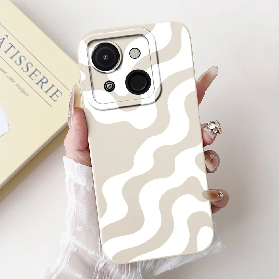 Cute Cat & Floral Silicone Phone Case - Stylish Protective Bumper