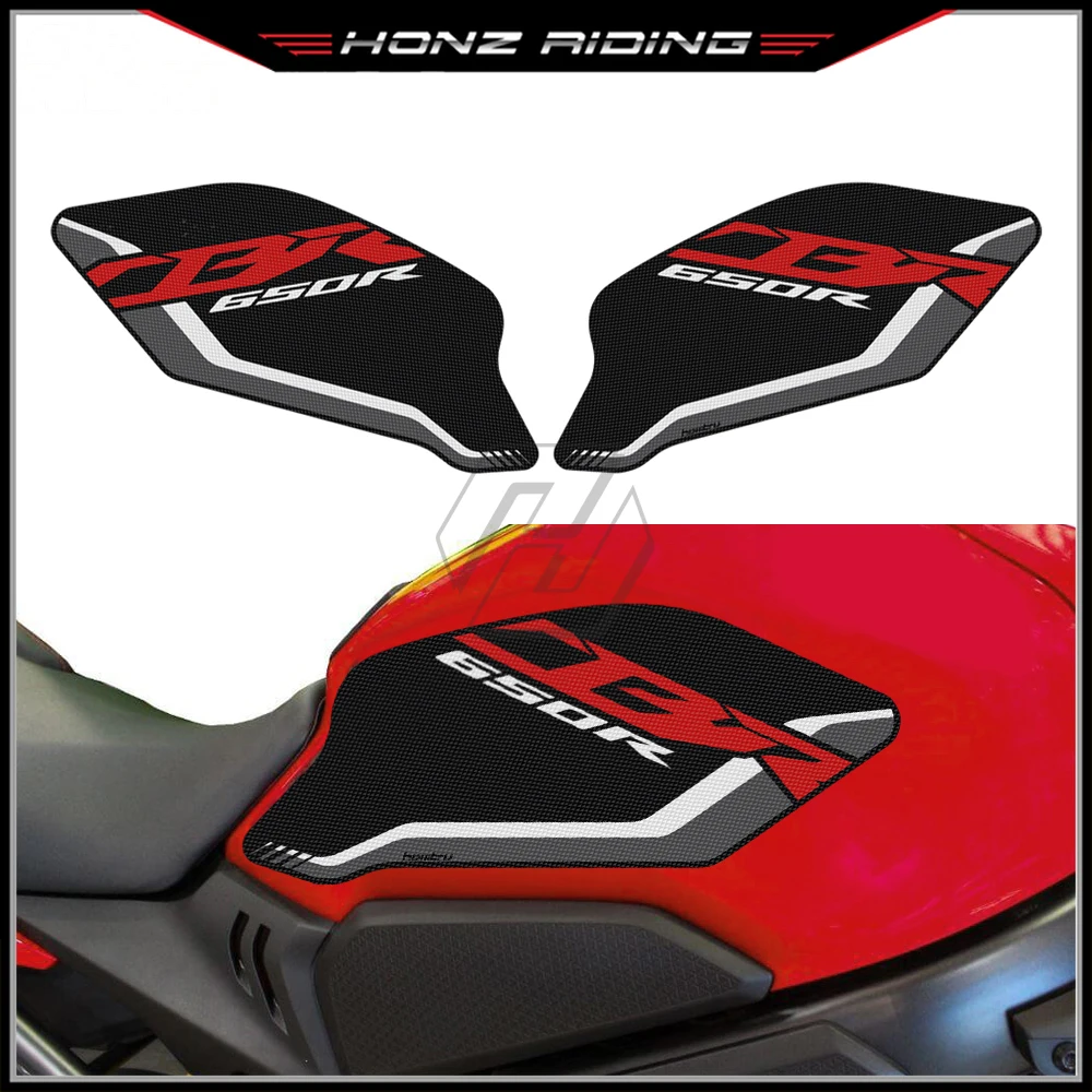 For Honda CBR 650R 2019-2022 Sticker Motorcycle Accessorie Side Tank Pad Protection Knee Grip Traction for honda cbr 1000rr 2004 2007 sticker motorcycle accessorie side tank pad protection knee grip traction